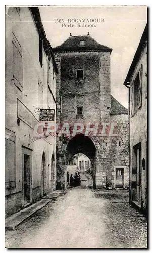 Cartes postales Rocamadour Porte Salmon