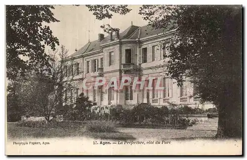 Ansichtskarte AK Agen La Prefecture cote du Parc