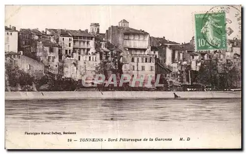 Cartes postales Tonneins Bord Pittoresque de la Garonne