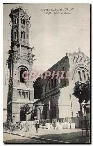 Cartes postales Villeneuve Sur Lot L Eglise Sainte Catherine
