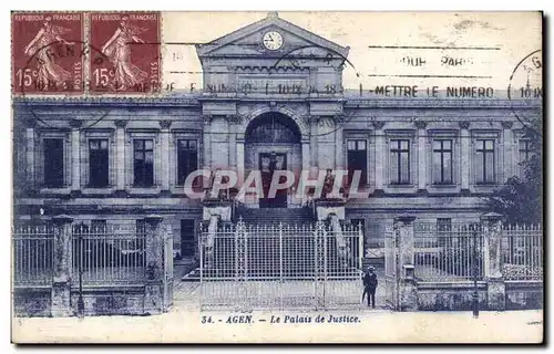 Cartes postales Agen Le Palais de Justice