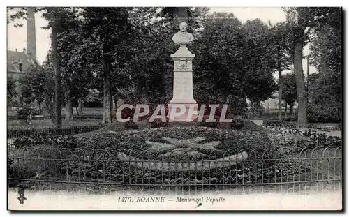 Cartes postales Roanne Monument Populle