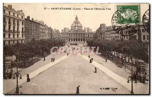 Cartes postales Saint Etienne (Loire) Place de l Hotel de Ville