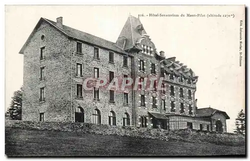 Cartes postales hotel sanatorium du Mont Pilat (altitude )