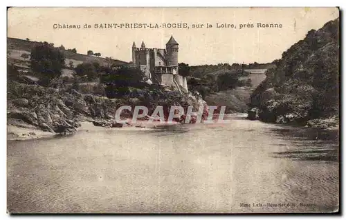 Ansichtskarte AK Chateau de Saint Priest La Roche sur la Loire pres Roanne