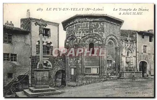 Ansichtskarte AK Le Puy En Velay Le Temple de Diane a Aiguilhe