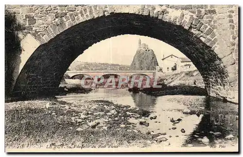 Ansichtskarte AK Le Puy Vue prise du Pont Vieux