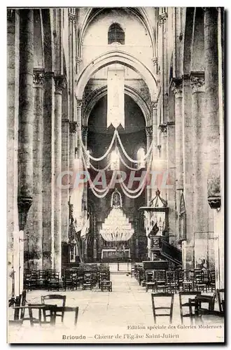 Cartes postales Brioude Choeur de I Eglise Saint Julien