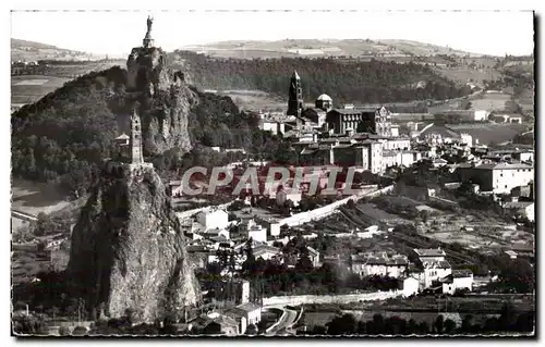 Cartes postales moderne Le Puy Rochers Corneille et St Michel