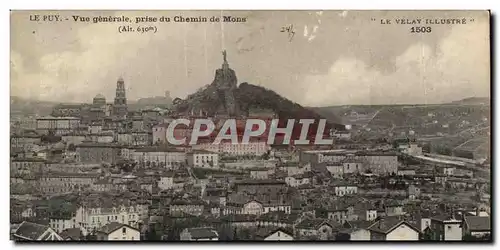 Cartes postales Le Puy Vue generale Prise du Chemin de Mons