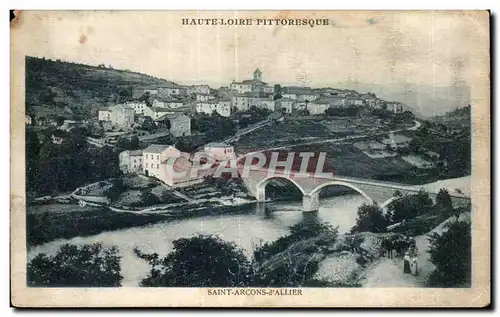 Cartes postales Haute Loire Pittoresque Saint Rcons d allier