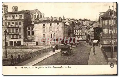 Cartes postales Verdun Perspective au pont Beaurepaire