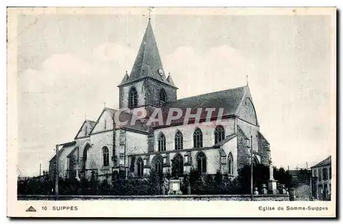 Ansichtskarte AK Suippes Eglise de Somme Suippes