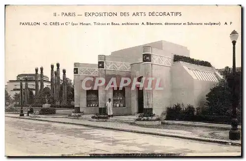 Ansichtskarte AK Exposition internationale des Arts Decoratifs Paris 1925 Pavillon Cres et Cie