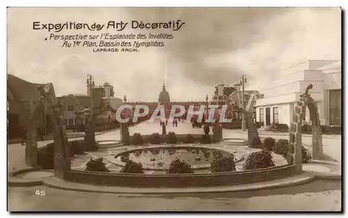 Ansichtskarte AK Exposition des arts Decoratifs Perspective sur l Esplanade des invalides