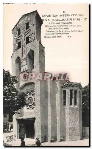 Ansichtskarte AK Exposition Internationale des arts decoratifs Paris 1925 le Village Francais