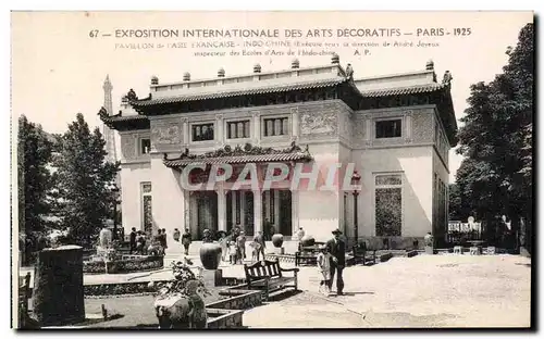 Cartes postales Exposition Internationale des arts decoratifs Paris 1925 Pavillon de l Asie Francaise Indo Chine