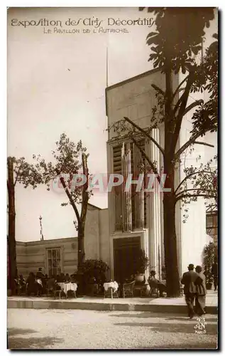 Cartes postales Expostion des arts decoratifs Le Pavillon De l autriche