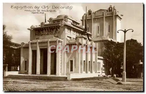 Cartes postales Paris - Exposition des arts decoratifs Pavillons de Belgique