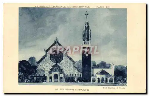 Ansichtskarte AK Paris Exposition coloniale internationale 1931 Les missions catholiques