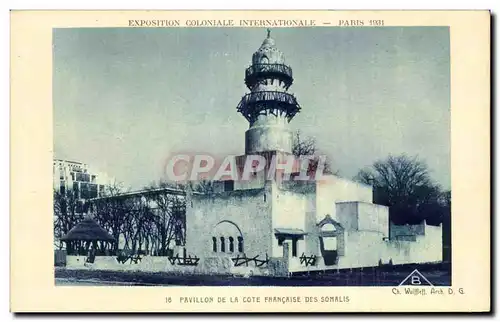 Ansichtskarte AK Paris Exposition coloniale internationale 1931 Pavillon de la Cote Francaise des Somalis