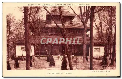 Cartes postales Exposition coloniale internationale Paris 1931 Pavillon de l Annam