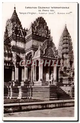 Cartes postales Exposition coloniale internationale Paris 1931 Temple d Angkor