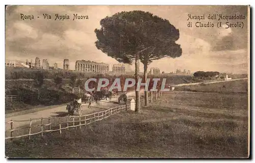 Cartes postales Italie Italia Roma Via Appia Nuova Avanzi dell Acquedotto di Claudio