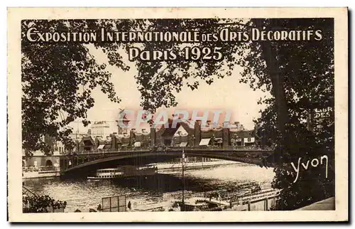 Cartes postales Exposition internationale des Arts decoratifs Paris 1925