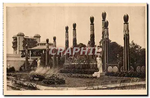 Ansichtskarte AK Exposition internationale des Arts decoratifs Paris 1925 Decor floral et architectural des jardi