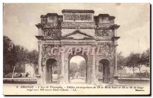 Cartes postales Orange Arc de Triomphe