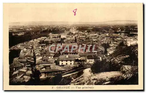 Cartes postales Orange Vue generale