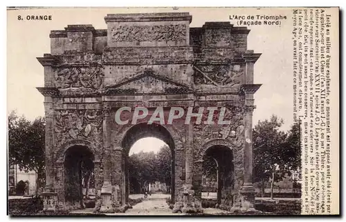 Cartes postales Orange Arc de Triomphe