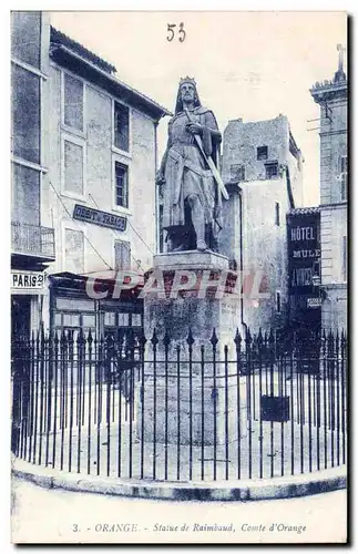 Cartes postales Orange Statue de Raimbaud comte d Orange