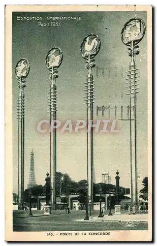 Cartes postales Exposition Internationale Paris 1937 Architecte Paul Bigot Coq Tour Eiffel