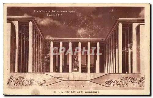 Cartes postales Exposition Internationale Paris 1937 musee des arts modernes