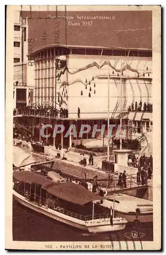 Cartes postales Exposition Internationale Paris 1937 pavillon de la suisse