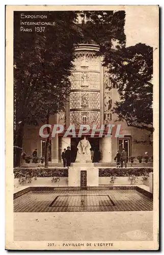 Cartes postales Exposition Internationale Paris 1937 Pavillon de l Egypte