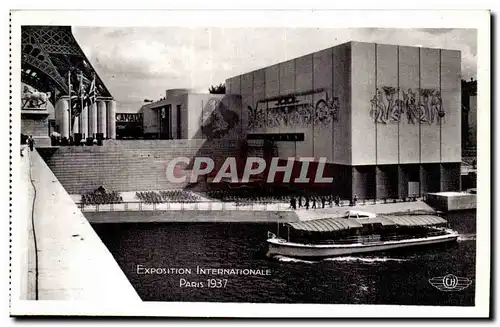 Cartes postales Exposition Internationle paris 1937 Le pavillon de l Angleterre Tour Eiffel