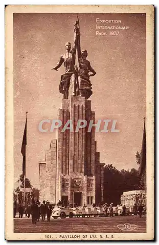 Cartes postales Exposition Internationle paris 1937 Pavillon de l U R S S Russie Russia