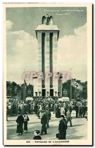 Cartes postales Exposition Internationle paris 1937 Pavillon de l Allemagne