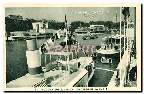 Cartes postales Exposition Internationale Paris 1937 Vue d Ensemble prise du pavillon de la Suisse