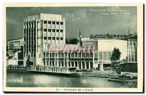 Cartes postales Exposition Internationale Paris 1937 Pavillon de l Italie