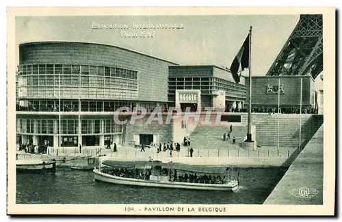 Cartes postales Exposition Internationale Paris 1937 Pavillon de la Belgique