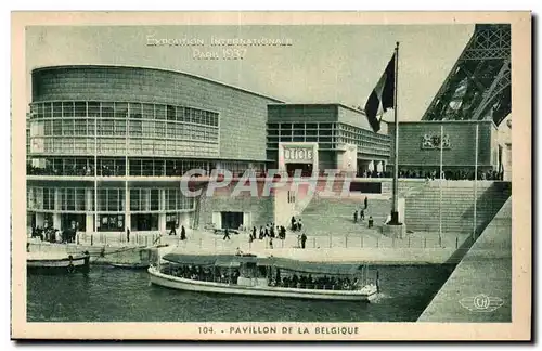 Cartes postales Exposition Internationale Paris 1937 Pavillon de la Belgique