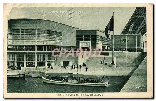 Cartes postales Exposition Internationale Paris 1937 Pavillon de la belgique