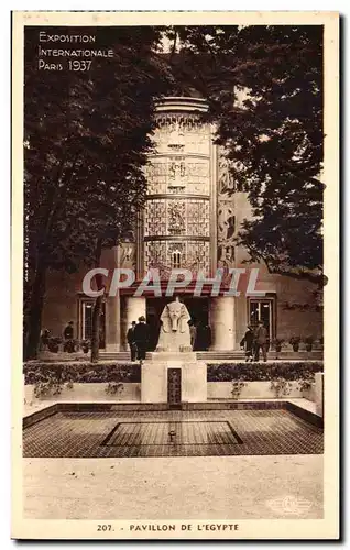 Cartes postales Exposition intenationale Paris 1937 Pavillon de l Egypte Egypt