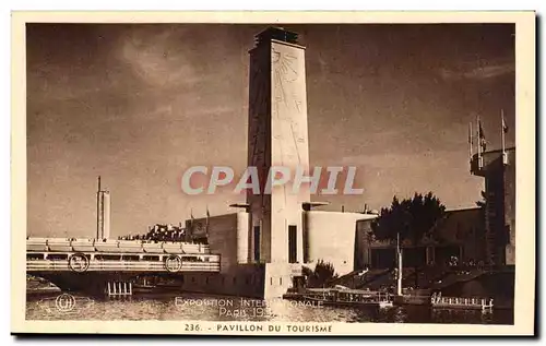 Cartes postales Exposition intenationale Paris 1937 Pavillon du tourisme