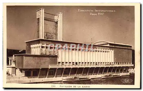 Ansichtskarte AK Exposition intenationale Paris 1937 Pavillon de la radio