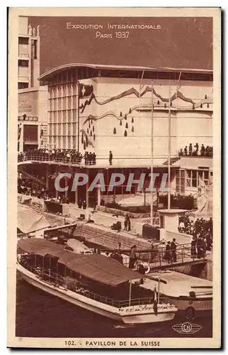 Ansichtskarte AK Exposition intenationale Paris 1937 Pavillon de la suisse